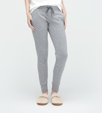 Women\'s UGG Clementine Rib Joggers GREY HEATHER