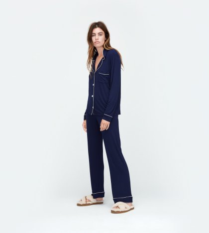 Women\'s UGG Lenon PJ Set NAVY