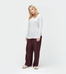 Women's UGG Elsa Plus PJ Set PORT / SEAL HEATHER