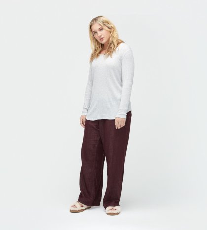 Women\'s UGG Elsa Plus PJ Set PORT / SEAL HEATHER