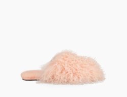 Women's UGG Fluff Momma Mongolian Clog TROPICAL PEACH