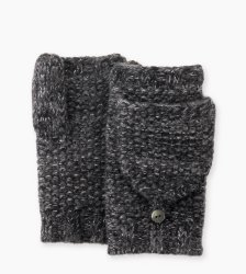Women's UGG Cashmere Flip Mitten CHARCOAL HEATHER