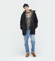 Men's UGG Nylon Convertible Down Parka BLACK