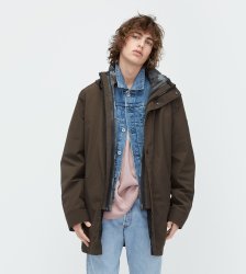 Men's UGG Nylon Convertible Down Parka DARK OLIVE
