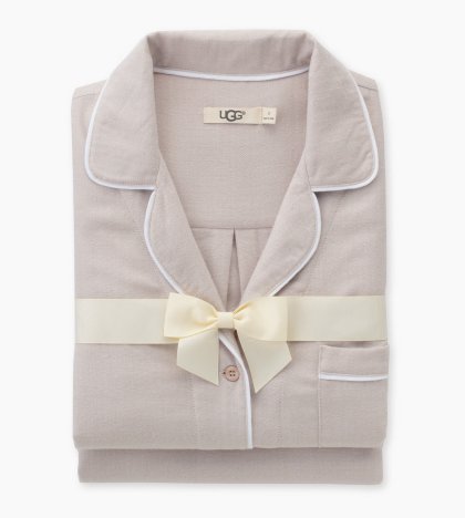 Women\'s UGG Raven Herringbone PJ Gift Set CREAM