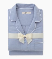 Women's UGG Raven Herringbone PJ Gift Set OCEAN MIST