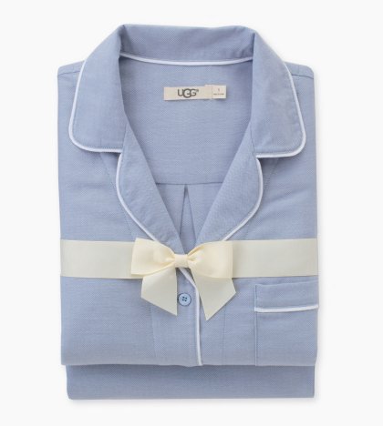 Women\'s UGG Raven Herringbone PJ Gift Set OCEAN MIST