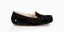 Women's UGG Ansley Crushed Velvet BLACK