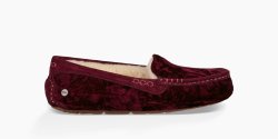 Women's UGG Ansley Crushed Velvet FIG