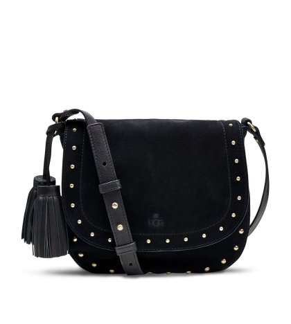 Women\'s UGG James Saddle Bag Studs BLACK