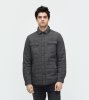 Men's UGG Quilted Shirt Jacket OFF BLACK