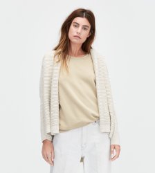 Women's UGG Angled Shawl Cardigan CREAM HEATHER