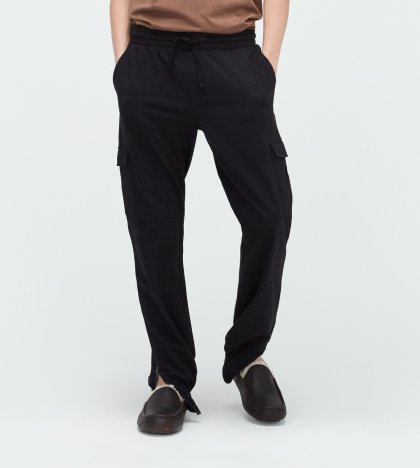 Men\'s Jersey Knit Cargo Pant BLACK