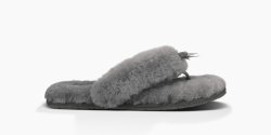 Women's UGG Fluff Flip Flop II GREY