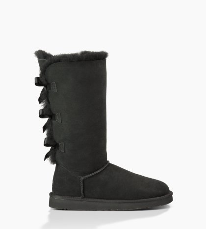 Women\'s UGG Bailey Bow Tall BLACK