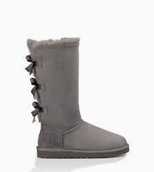 Women's UGG Bailey Bow Tall GREY