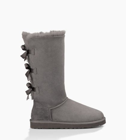 Women\'s UGG Bailey Bow Tall GREY