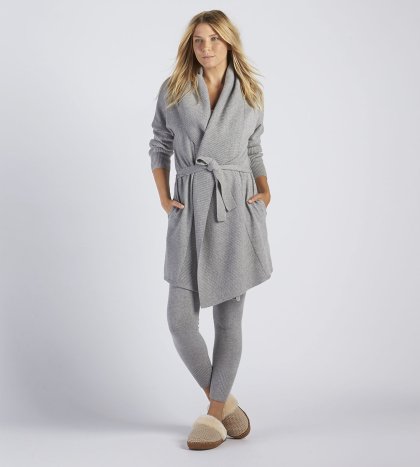 Women\'s UGG Cheyenne Cashmere Wrap GREY HEATHER