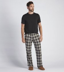 Grant Pajama Set BLACK/PLAID BLACK