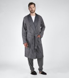 Men's UGG Robinson Robe GRANITE HEATHER
