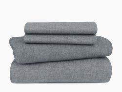 Luxe Herringbone Sheet Set OCEAN