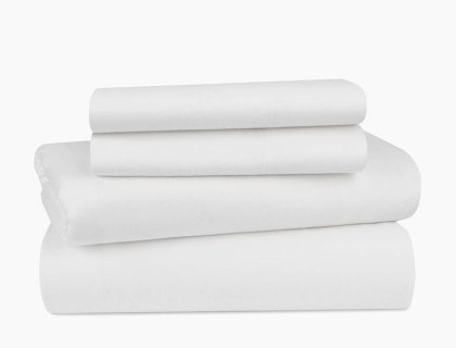 Luxe Herringbone Sheet Set SNOW