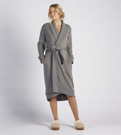 Women\'s UGG Karoline Robe CHARCOAL HEATHER