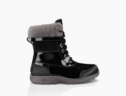 Kids\' UGG Butte II Patent BLACK