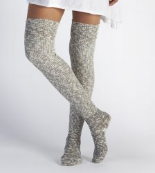Women's UGG Slouchy Slub Thigh High Sock NIGHTFALL