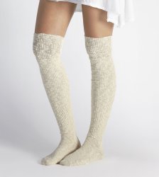 Women's UGG Slouchy Slub Thigh High Sock OATMEAL