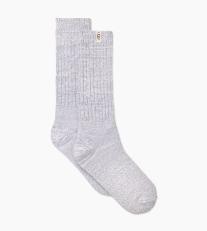 Women\'s UGG Rib Knit Slouchy Crew Sock SEAL