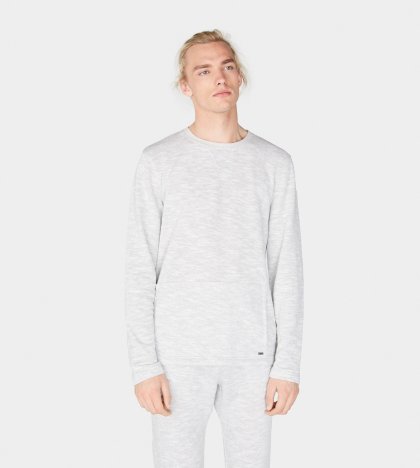 Men\'s UGG Hector Crewneck Sweater SEAL HEATHER