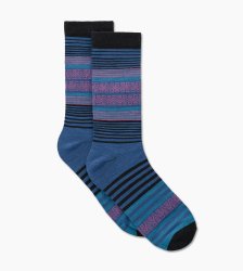 Men's UGG Merino Stripe Crew Sock MOONSTONE STRIPE