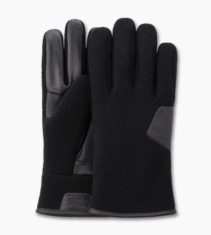 Men\'s UGG Fabric Smart Glove BLACK