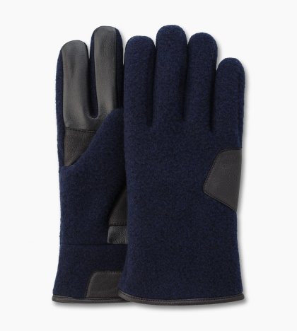 Men\'s UGG Fabric Smart Glove NAVY