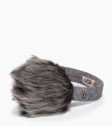 Women's UGG Wired Luxe Earmuff MEDIUM GREY HEATHER