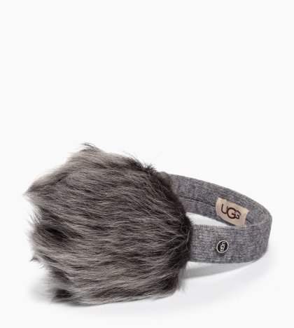 Women\'s UGG Wired Luxe Earmuff MEDIUM GREY HEATHER