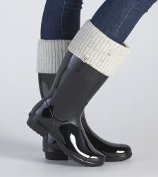 Women's UGG Shaye Tall Rain Boot Sock CREAM