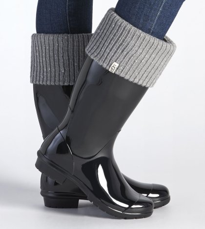 Women\'s UGG Shaye Tall Rain Boot Sock SEAL