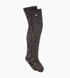 Women's UGG Classic Cable Knit Sock CHARCOAL HEATHER