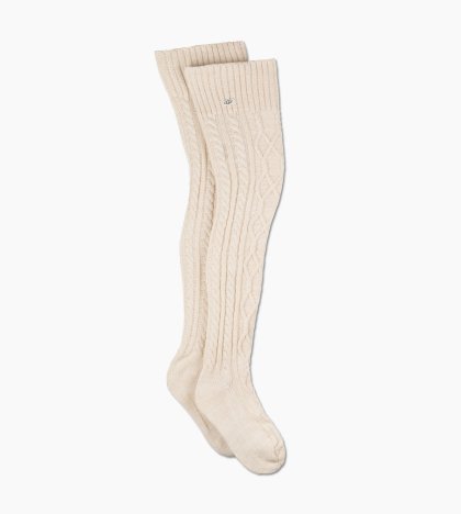 Women\'s UGG Classic Cable Knit Sock CREAM