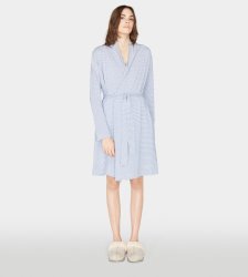 Women's UGG Birgette Mini Stripe Robe MOONSTONE