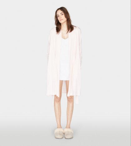 Women\'s UGG Birgette Mini Stripe Robe PETAL