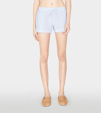 Women\'s UGG Raelene Gingham Shorts MOONSTONE