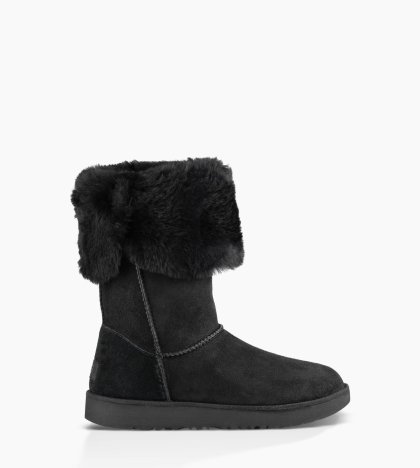 UGG Classic Cuff Tall Black