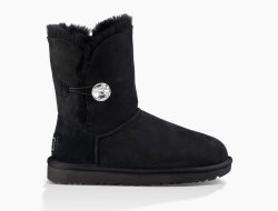 UGG Bailey Button Bling Black