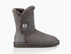 UGG Bailey Button Bling Grey