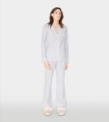 Women's UGG Striped Raven PJ Set NAVY