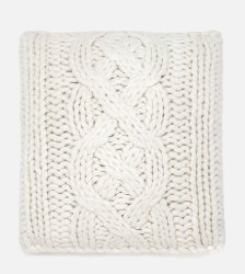 Oversized Knit Pillow-24" NATURAL