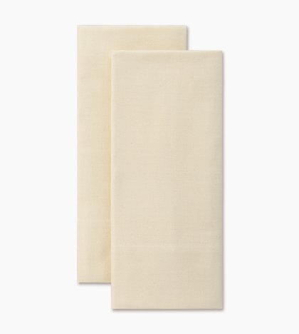 Luxe Herringbone Pillowcase CREAM